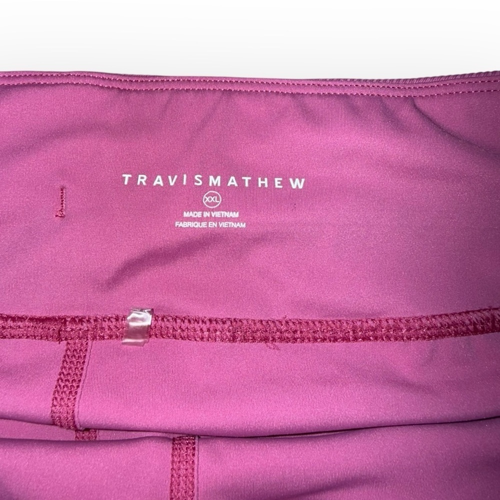 TRAVIS MATHEW MOVEKNIT TIE SKORT XXL - Red Violet (Pink) - Picture 4 of 13